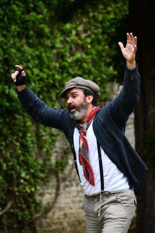 spectacle d'escrime au château de Paley