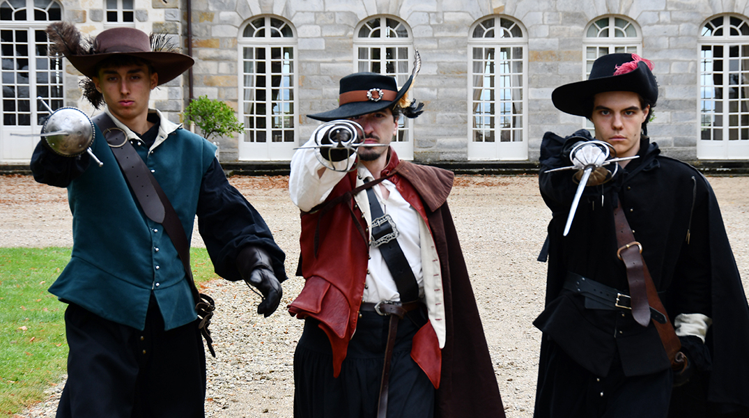 duel mousquetaire par la garde des lys