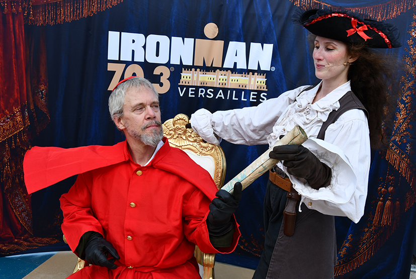 La garde des lys &agrave; l'Ironman Versailles