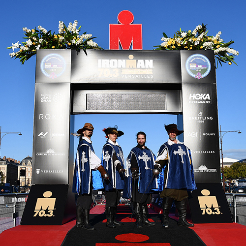 Les mousquetaires de la Garde des Lys &agrave; l'Ironman de Versailles